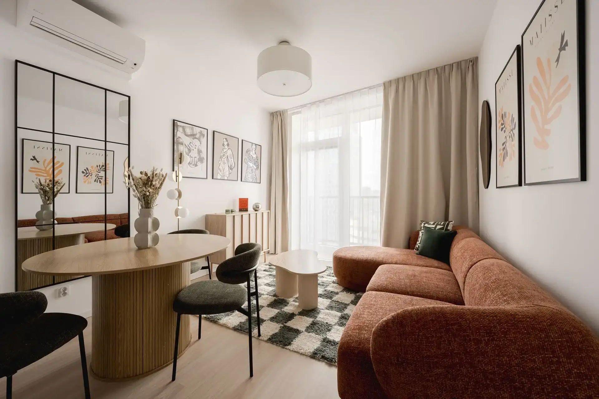 Wnętrze mieszkania w Apartamentach Browary Warszawskie